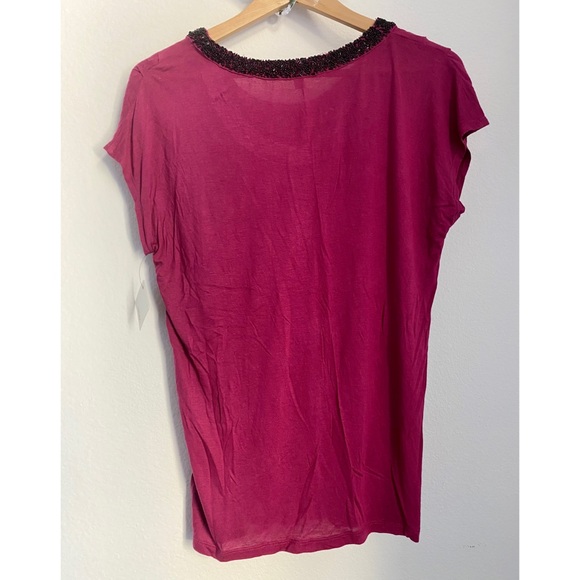 Halogen • Berry Radiance Black Beaded Blouse - Picture 11 of 13